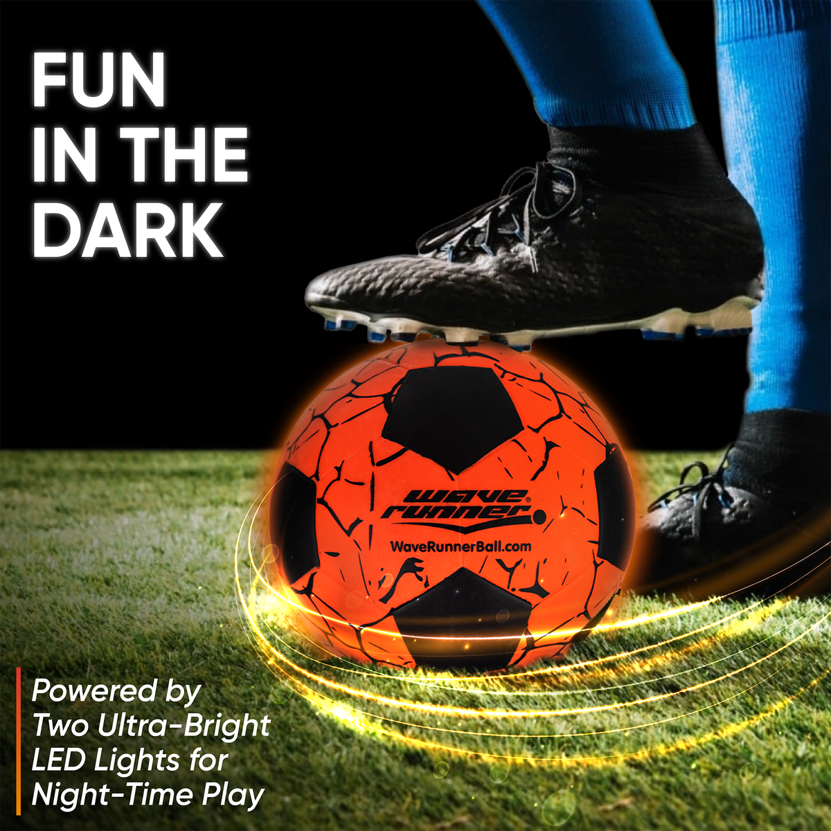 LED Soccer Ball - Official Size 5 Soccer Ball