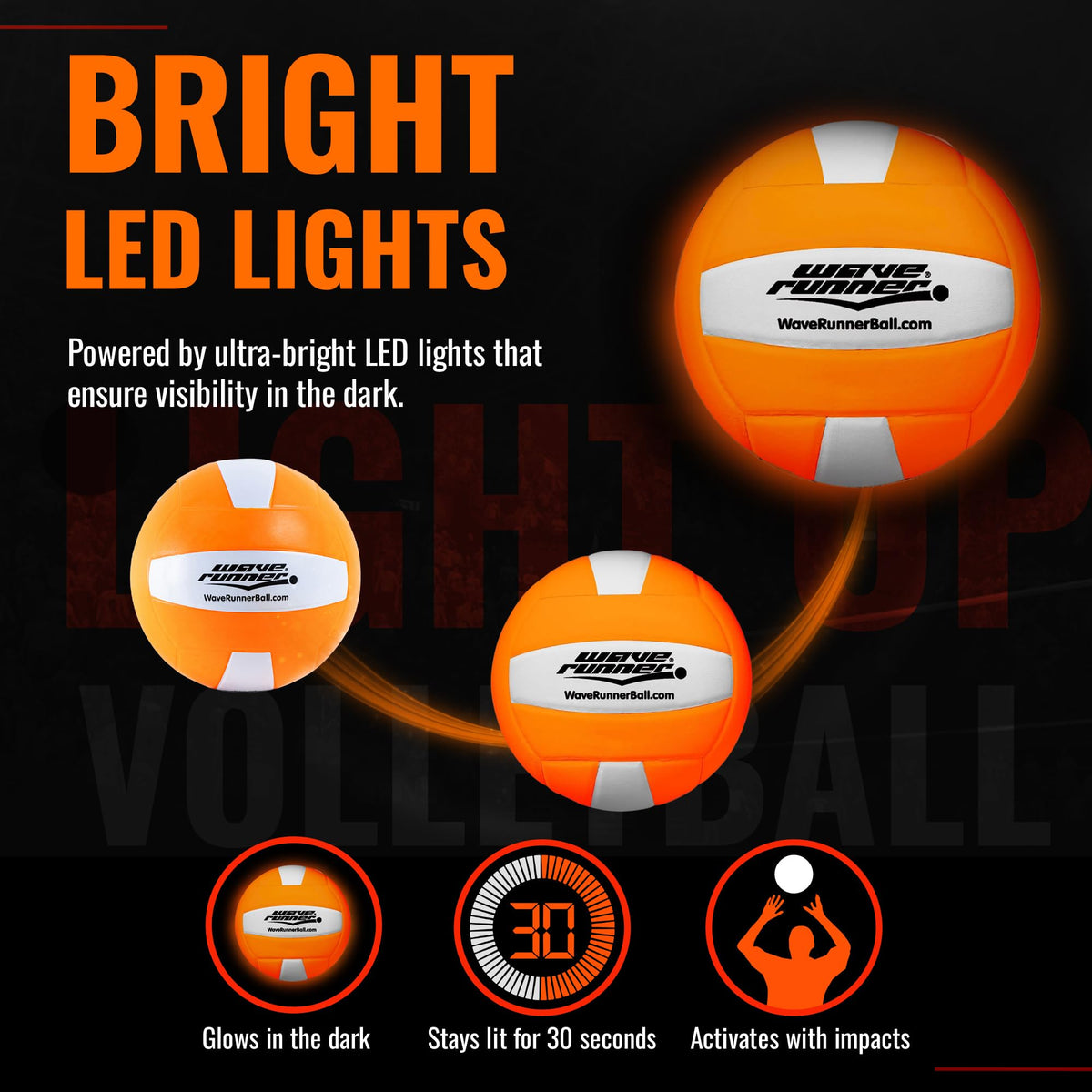 LED Volleyball - Official Size 5 Volleyball