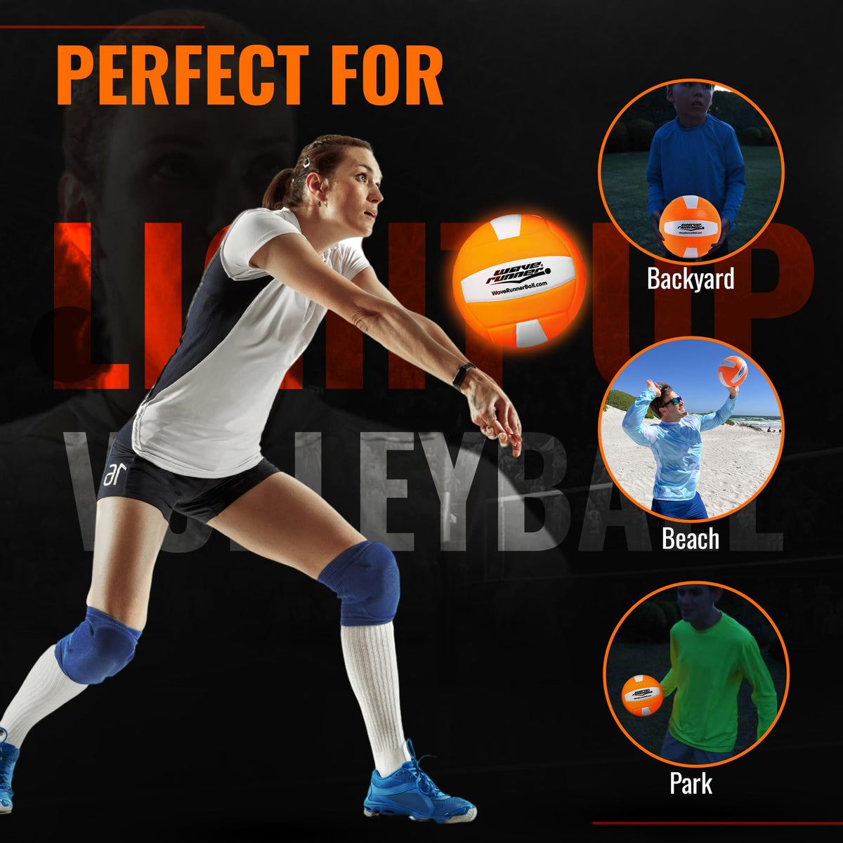 LED Volleyball - Official Size 5 Volleyball