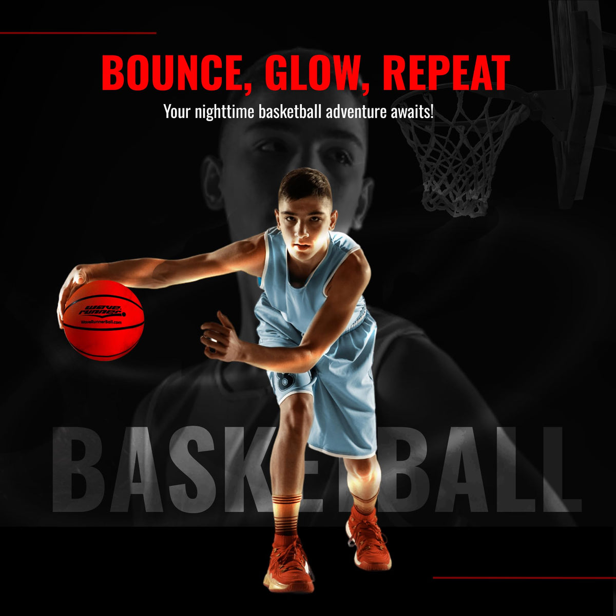 LED Basketball - Official Size 7 Basketball