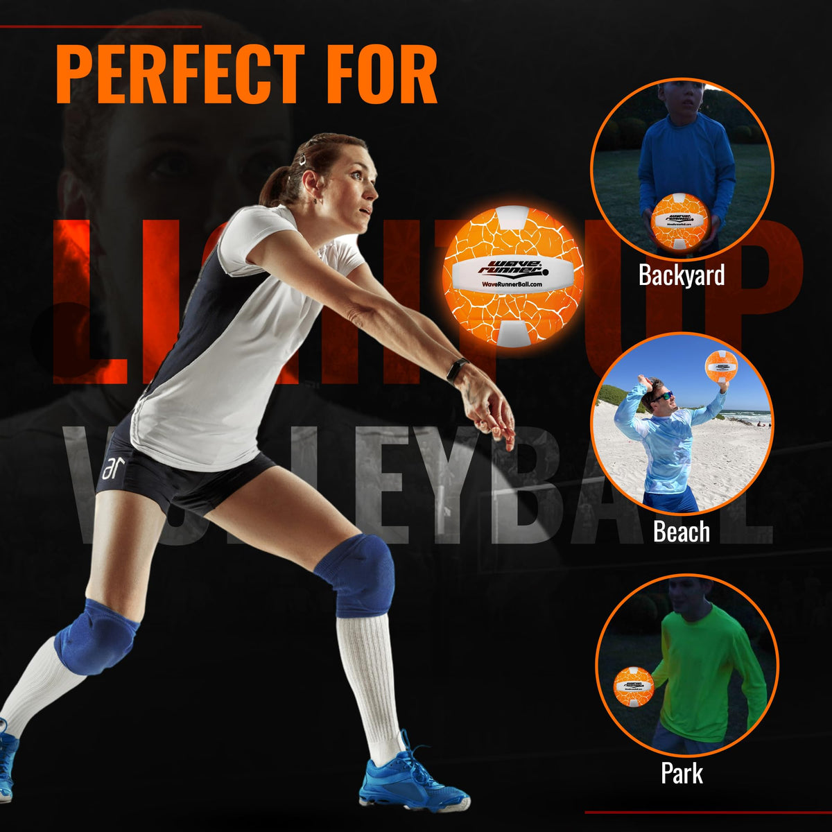 LED Volleyball - Official Size 5 Volleyball