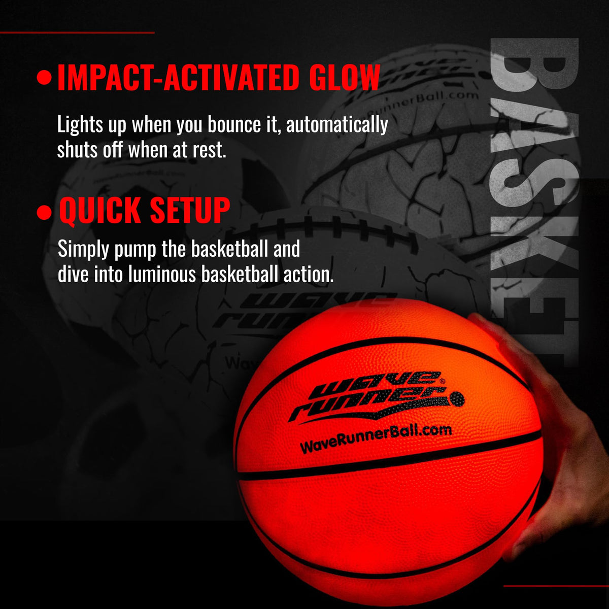 LED Basketball - Official Size 7 Basketball