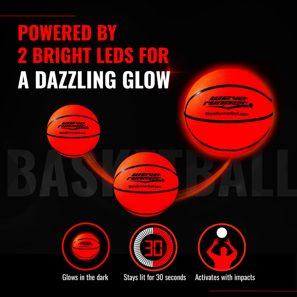 LED Basketball - Official Size 7 Basketball