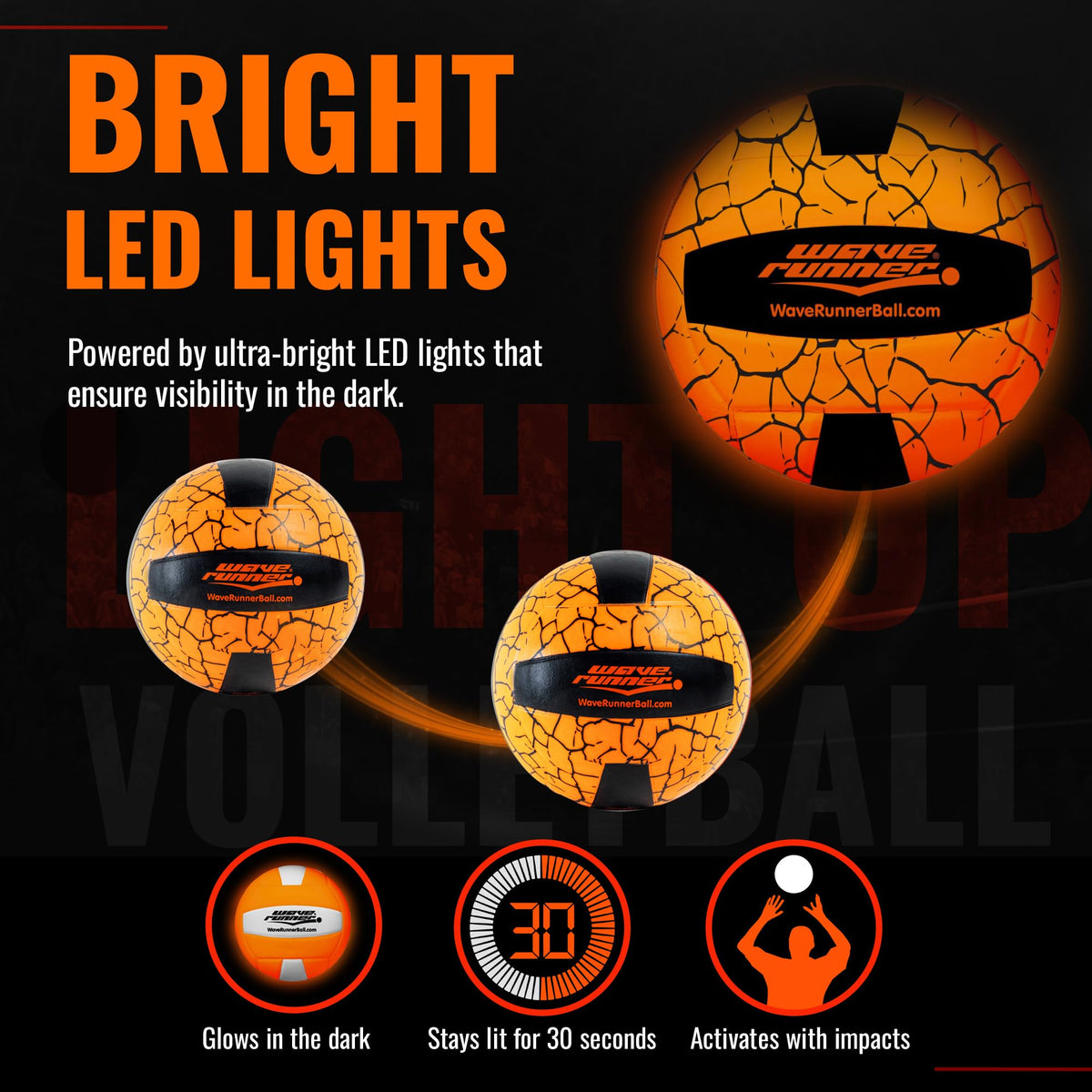 LED Volleyball - Official Size 5 Volleyball