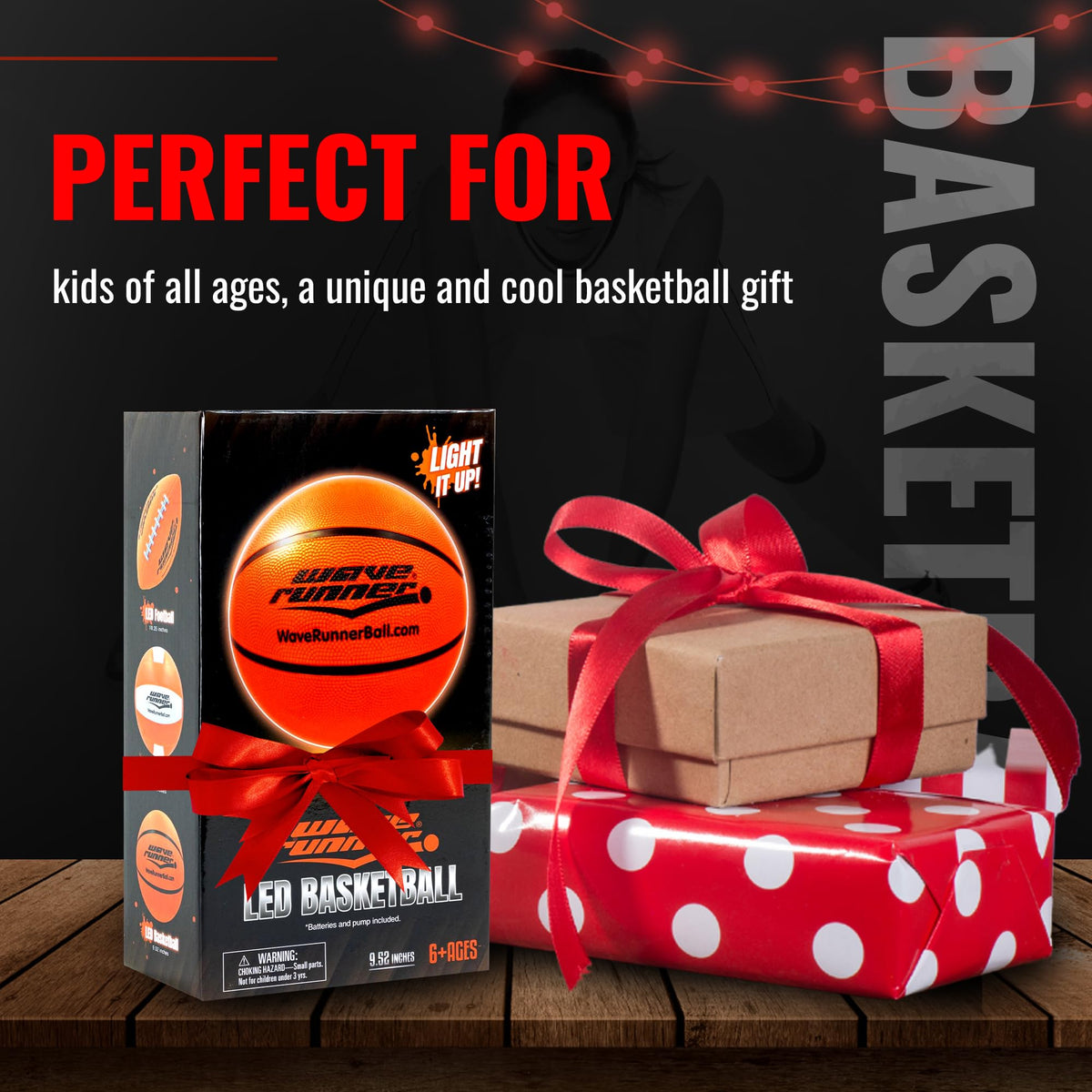 LED Basketball - Official Size 7 Basketball