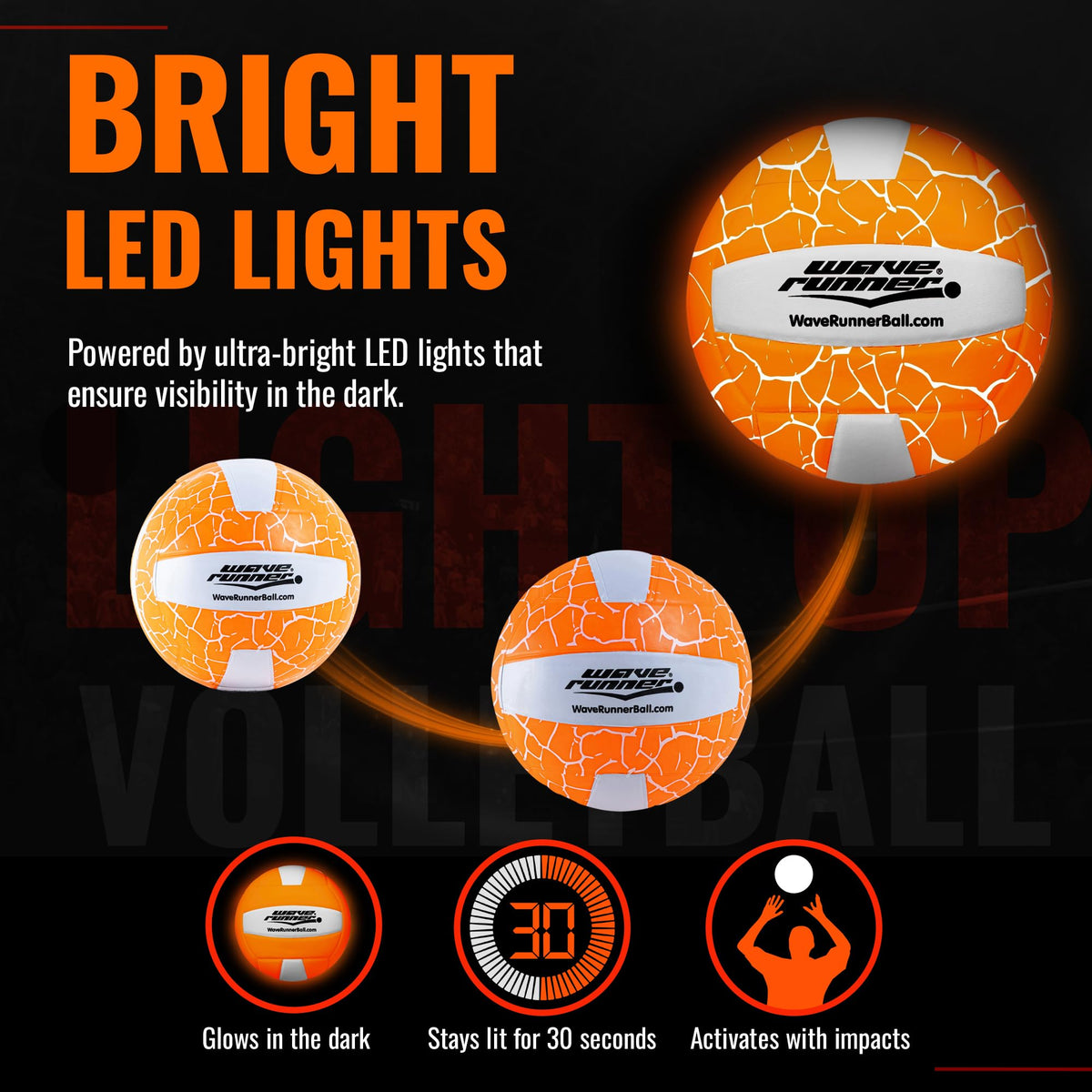 LED Volleyball - Official Size 5 Volleyball