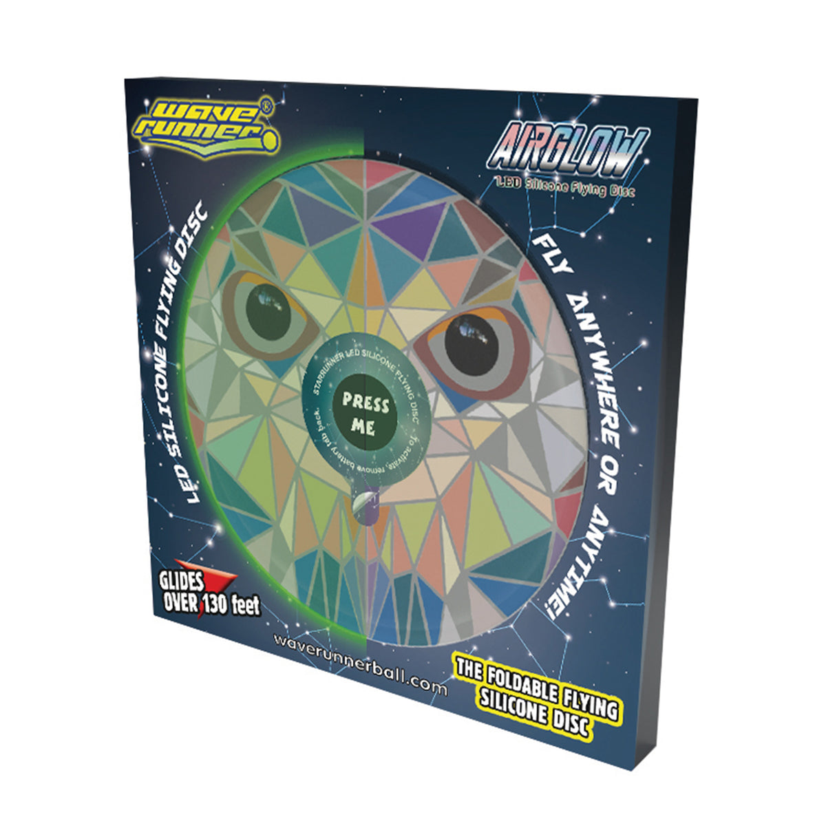 AirGlow LED Silicone Flying Disc