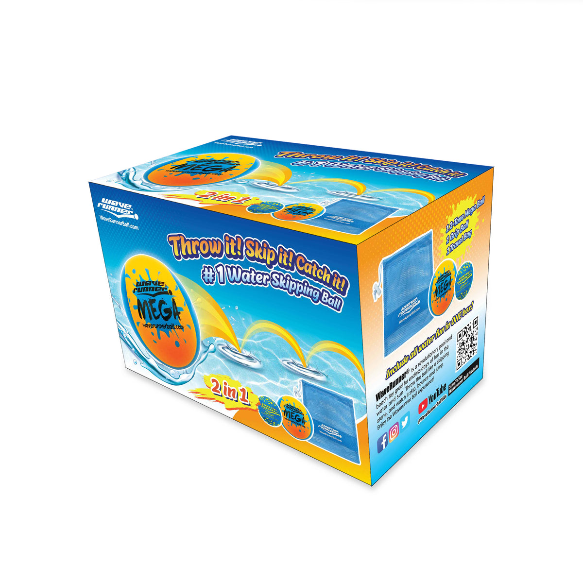 Water Skipping Speed Duo (Mega &amp; Grip Ball)