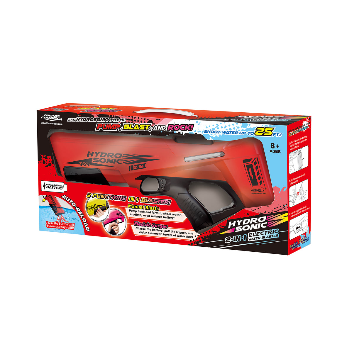 HydroSonic 2 in 1 Electric Water Blaster